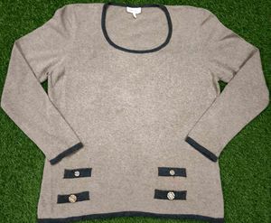 Imported Long Sleeve Sweater