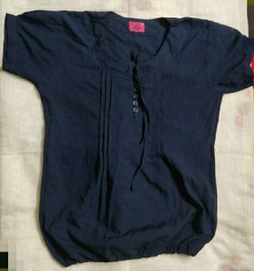 Navy Blue Top