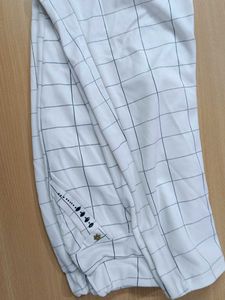 White Check Jeggings for Daily Wear