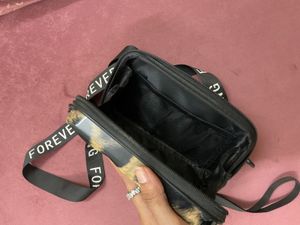 Leopard Print &#39;Forever Young&#39; Crossbody