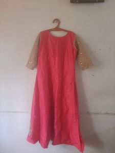 Heavy Work Long Top With Skirt-Rose Color💗