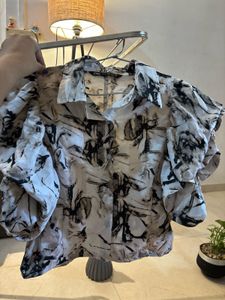 Zara Marble Print Top