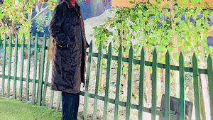 Elegant Brown Trench Coat