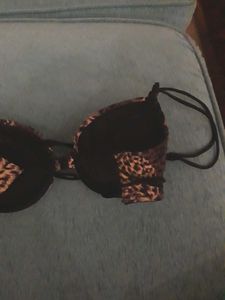 Leopard Print padded Bra