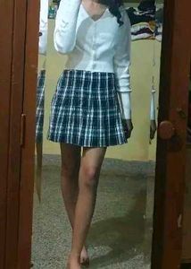 Plaid Mini Skirt