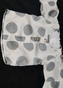 Houndstooth Skirt &amp; Blouse Set