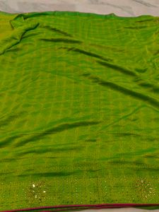 Saree With Blouse 💚