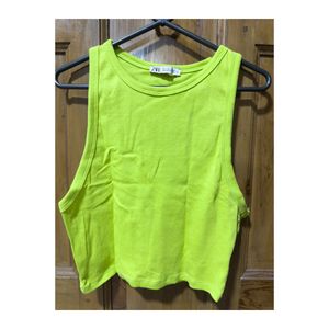 Zara Neon Green Tank Top