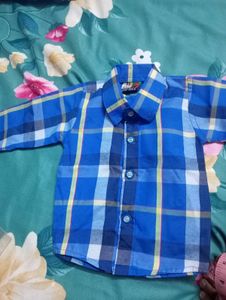 New Blue Checkered Shirt