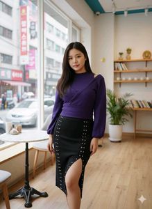 Stylish Purple Top