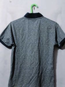 Patterned Polo Shirt