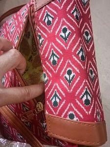 A Cloth Fabric Sling Bag