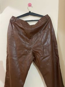 Chemistry Faux Leather Trouser