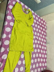 Elegant Olive Green Kurti