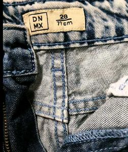 Wide Leg Denim Jeans- DNMX