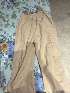 Beige Cargo Pants