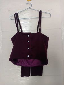 Front Bow Crop Top