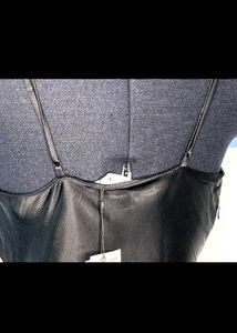 Zara Asymmetric Wrap Slit Midi