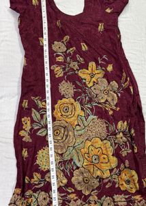 Wine colour salwar suit