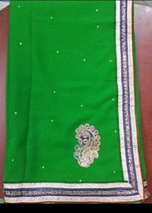 Elegant Green Saree