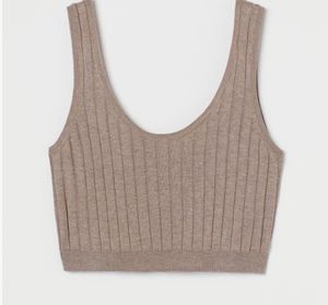 H&amp;M Rib Knit Crop Top