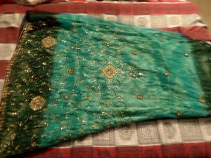 Peacock Green Sharara