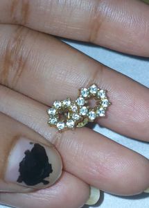 GIVA golden Sparkling Earrings