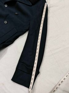 H&amp;M Peacoat Wool Cashmere