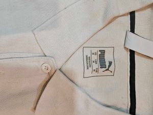 Men White Authentic Puma &amp; Spykar Tshirts