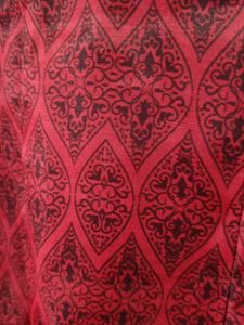 Maroon Patterned Dress
