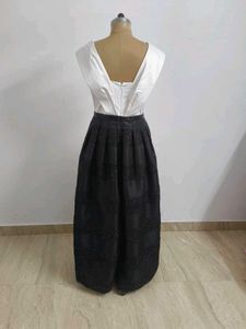 Elegant Black &amp; White Gown
