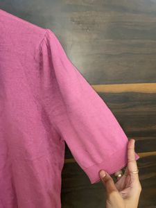 Pink Knit Top
