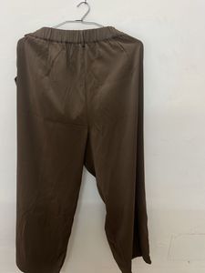 Brown Wide Leg Pants