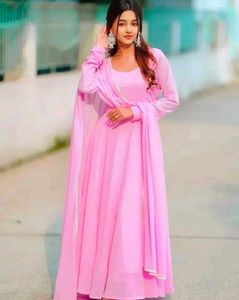 Pink Kurta Set &amp; Dupatta