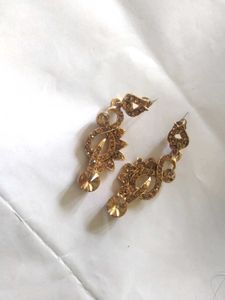 Alloy Gold  Platted  Earings
