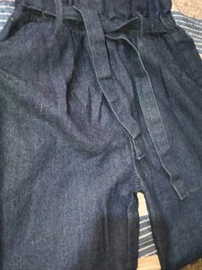 Stylish Blue Wide Leg Pants