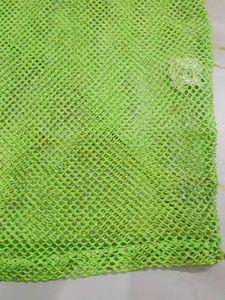 (800)Green Mesh Mini Dress