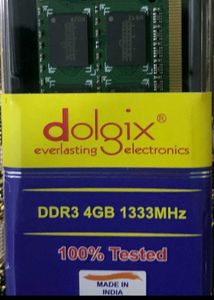 Ram 4gb DDR 3 1300Mhz New With Bill