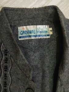 Gray Embroidered Vest