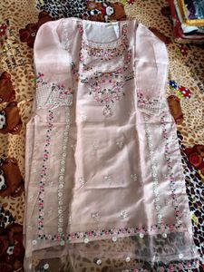 Beautiful Peach Colour Suit