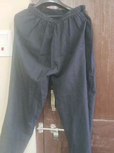 Elegant Grey Casual Pants