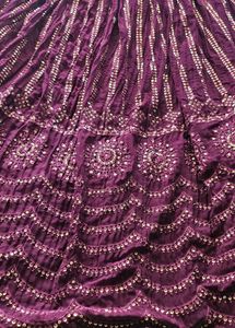 Elegant wine lehenga Choli