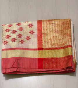 Elegant Floral Saree