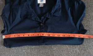 Navy Blue Button Down Shirt