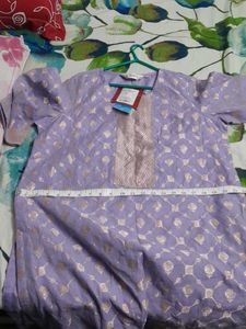 Lavender Kurta biba with price tag Length 47