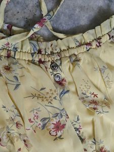 Beautiful yellow frock