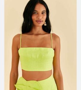 Lime Green Spaghetti Strap Top