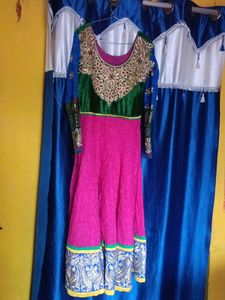 Colorful Anarkali Dress