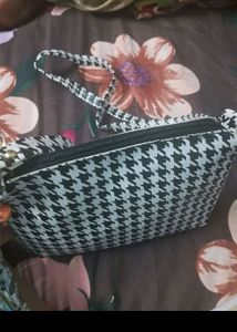 Cat &amp; Black Print Slingbags