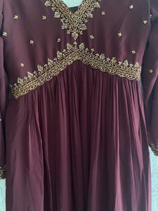 Designer Pleated Anarkali